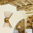 Load image into Gallery viewer, Farmhouze Lighting-Mid Century 2-Light Sunburst Wall Sconce-Wall Sconce-Default Title-