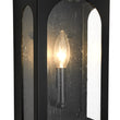 Load image into Gallery viewer, 1-Light Black Square Glass Lantern Outdoor Wall Sconce

