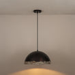 Load image into Gallery viewer, 1-Light Industrial Dark Black Bronze Iron Dome Ktichen Pendant
