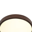 Load image into Gallery viewer, Rustic Walnut Wood Dimmable LED Round Ceiling Light

