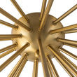 Load image into Gallery viewer, 15-Light Ombre Blue Glass Bubble Brass Sputnik Semi Flush Mount
