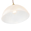 Load image into Gallery viewer, Scandinavian 1-Light Striped Glass Dome Kitchen Pendant
