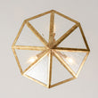 Load image into Gallery viewer, Diamond Rustic Vintage Brass Textured Glass Cage Pendant
