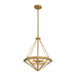 Load image into Gallery viewer, Diamond Rustic Vintage Brass Textured Glass Cage Pendant
