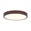 Load image into Gallery viewer, Rustic Walnut Wood Dimmable LED Round Ceiling Light
