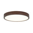 Load image into Gallery viewer, Rustic Walnut Wood Dimmable LED Round Ceiling Light
