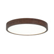 Load image into Gallery viewer, Rustic Walnut Wood Dimmable LED Round Ceiling Light
