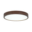 Load image into Gallery viewer, Rustic Walnut Wood Dimmable LED Round Ceiling Light

