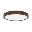 Load image into Gallery viewer, Rustic Walnut Wood Dimmable LED Round Ceiling Light
