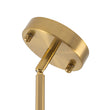 Load image into Gallery viewer, 9-Light Frosted Glass Glass Brass Round Sputnik Semi Flush Mount
