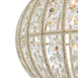Load image into Gallery viewer, Vintage Luxe 1-Light Faceted Crystal Sphere Cage Semi Flush
