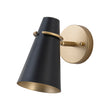 Load image into Gallery viewer, Mid-Century 1-Light Metal Adjutable Cone Wall Light
