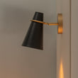 Load image into Gallery viewer, Mid-Century 1-Light Metal Adjutable Cone Wall Light
