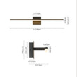 Load image into Gallery viewer, Minimalist 1-Light Linear Dimmable LED Vanity Wall Lamp
