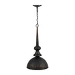 Load image into Gallery viewer, French Vintage 1-Light Weathered Metal Dome Kitchen Pendant
