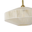 Load image into Gallery viewer, Farmhouse Coastal Woven Rope Round Cage Semi Flush Mount
