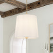 Load image into Gallery viewer, Bohemian 3-Light Round Fabric Pleated Drum Lantern Pendant

