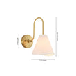 Load image into Gallery viewer, Boho Farmhouse Single Beige Fabric Goose Arm Wall Light
