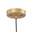Load image into Gallery viewer, Brass Radiant Frosted Glass Globe Single Pendant Light
