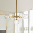 Load image into Gallery viewer, Modern Tiered Water Glass Globe Round Sputnik Chandelier
