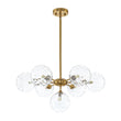 Load image into Gallery viewer, Modern Tiered Water Glass Globe Round Sputnik Chandelier

