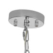 Load image into Gallery viewer, Chrome Faceted Crystal Candle Drum Cage Chandelier
