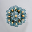 Load image into Gallery viewer, Coastal Bubble Cluster Blue Glass Globe Chandelier
