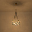 Load image into Gallery viewer, Coastal Bubble Cluster Blue Glass Globe Chandelier
