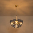 Load image into Gallery viewer, Dimmable Cluster Dusty Blue Glass Globe Bubble Chandelier
