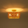 Load image into Gallery viewer, Farmhouse Coastal Woven Rope Quatrefoil Scalloped Ceiling Light
