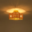 Load image into Gallery viewer, Farmhouse Coastal Woven Rope Quatrefoil Scalloped Ceiling Light
