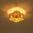 Load image into Gallery viewer, Farmhouse Coastal Woven Rope Quatrefoil Scalloped Ceiling Light
