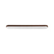Load image into Gallery viewer, Farmhouse Walnut Grain Dimmable LED Long Oval Flush Mount Light
