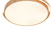Load image into Gallery viewer, Farmhouse Wood Grain Dimmable LED Round Flush Mount
