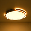 Load image into Gallery viewer, Farmhouse Wood Grain Dimmable LED Round Flush Mount
