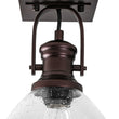 Load image into Gallery viewer, Farmhouse Dual Mount Seeded Glass Linear Ceiling Light
