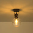 Load image into Gallery viewer, Farmhouse Dual Mount Seeded Glass Linear Ceiling Light
