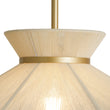 Load image into Gallery viewer, French Country Bleached String Round Woven Cage Pendant
