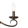 Load image into Gallery viewer, French Farmhouse Aged Bronze Candle Style Dual Mount Chandelier
