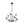 Load image into Gallery viewer, Funky Clear Seeded Glass Globe Tired Bubble Chandelier
