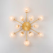 Load image into Gallery viewer, Glam 12-Light Sputnik Milky Mist Glass Bubble Semi Flush
