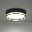 Load image into Gallery viewer, Gold Ring Accent Black Round Dimmable LED Ceiling Light

