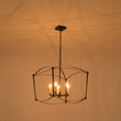 Load image into Gallery viewer, Vintage 5-Light Candle Arched Square Cage Chandelier
