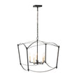 Load image into Gallery viewer, Vintage 5-Light Candle Arched Square Cage Chandelier
