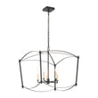 Load image into Gallery viewer, Vintage 5-Light Candle Arched Square Cage Chandelier
