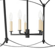 Load image into Gallery viewer, Vintage 5-Light Candle Arched Square Cage Chandelier
