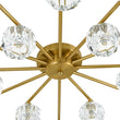 Load image into Gallery viewer, Mid-Century Sparkled Crystal Round Tiered Sputnik Ceiling Light
