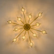 Load image into Gallery viewer, Mid-Century Sparkled Crystal Round Tiered Sputnik Ceiling Light
