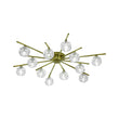 Load image into Gallery viewer, Mid-Century Sparkled Crystal Round Tiered Sputnik Ceiling Light
