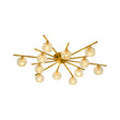 Load image into Gallery viewer, Mid-Century Sparkled Crystal Round Tiered Sputnik Ceiling Light
